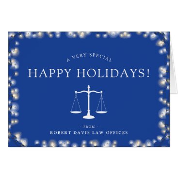 Lawyer Office Custom Happy Holidays Card Lawyer Office Custom Happy Holidays Card