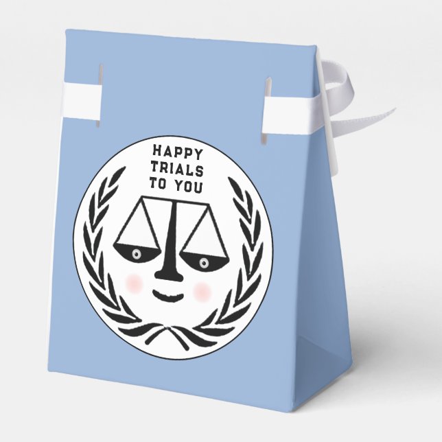 Lawyer Party Favor Boxes (Back Side)