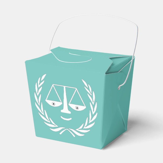 Lawyer Party Favor Boxes (Front Side)