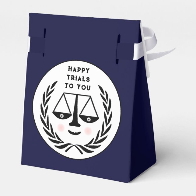 Lawyer Party Favor Boxes (Back Side)