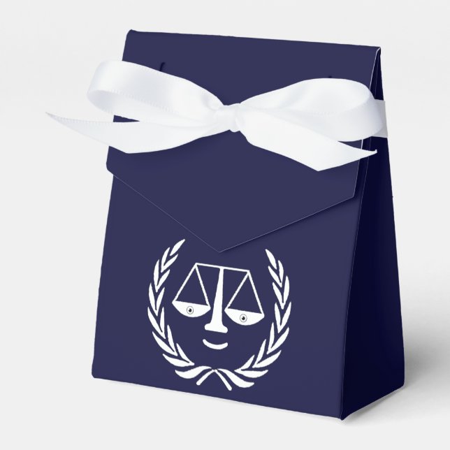 Lawyer Party Favor Boxes (Front Side)