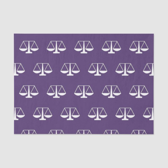 Lawyer Party Gifts Tissue Paper (Front)