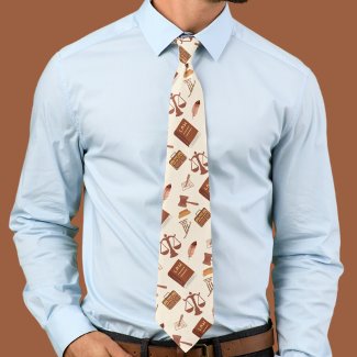 Lawyer Profession Dad Tie