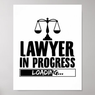 Lawyer Profession Lawyers Lawyers Law Gift Idea Poster