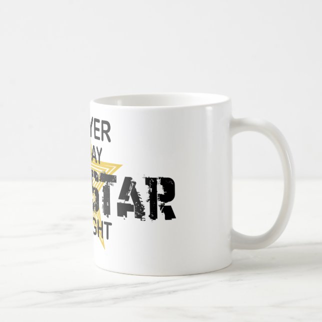 Lawyer Rock Star by Night Coffee Mug (Right)