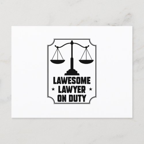 Lawyer Sayings  Law Attorney Judge Students Gift Postcard