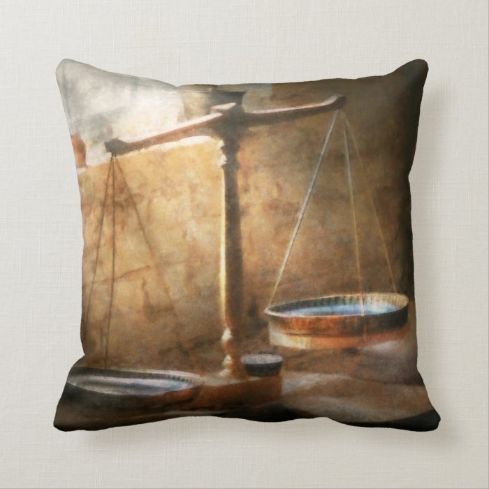 Lawyer   Scale   Balanced law Throw Pillow