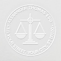 Lawyer Scales of Justice Law Legal Name Address