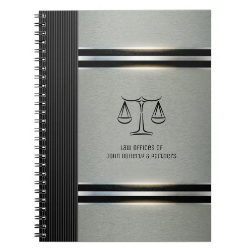 Lawyer  Scales of Justice Notebook