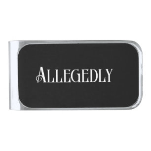 Lawyer Silver Finish Money Clip