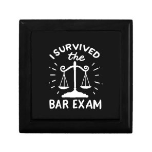Lawyer Survived The Bar Exam Gift Box