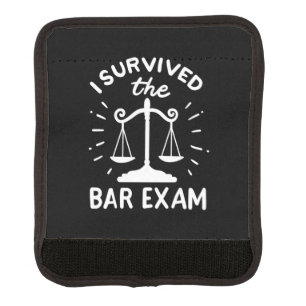 Lawyer Survived The Bar Exam Luggage Handle Wrap