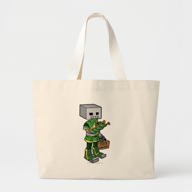 Lawyerbot Brightvale Staff Player Large Tote Bag (Front)