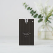 Lawyer's & Attorney Business Suit Business Card (Standing Front)