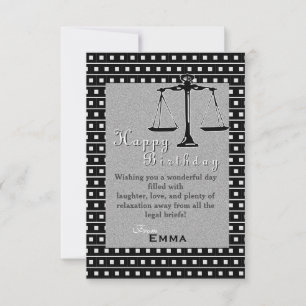 Lawyer's Birthday Card