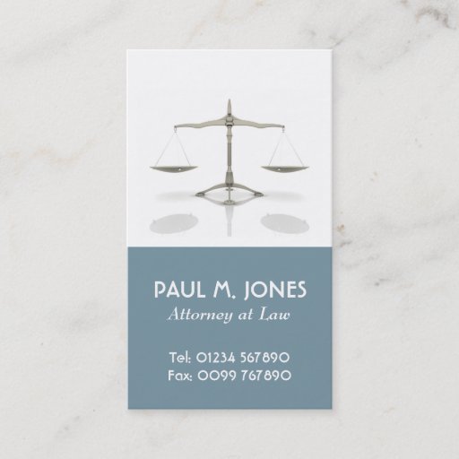 Customizable Lawyers Business Card