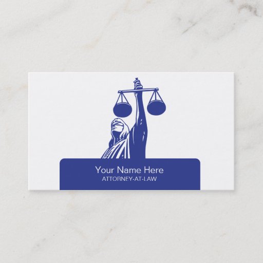 Customizable Lawyer's Business Cards
