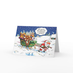Lawyers Christmas Holiday Card