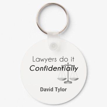 Lawyers do it Confidentially Keychain