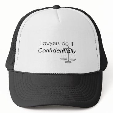 Lawyers do it Confidentially Trucker Hat