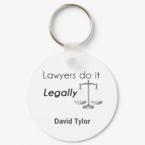 Lawyers do it! keychain