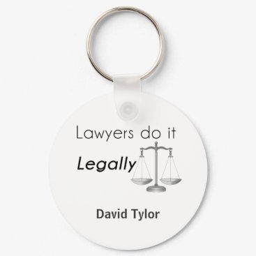 Lawyers do it! keychain