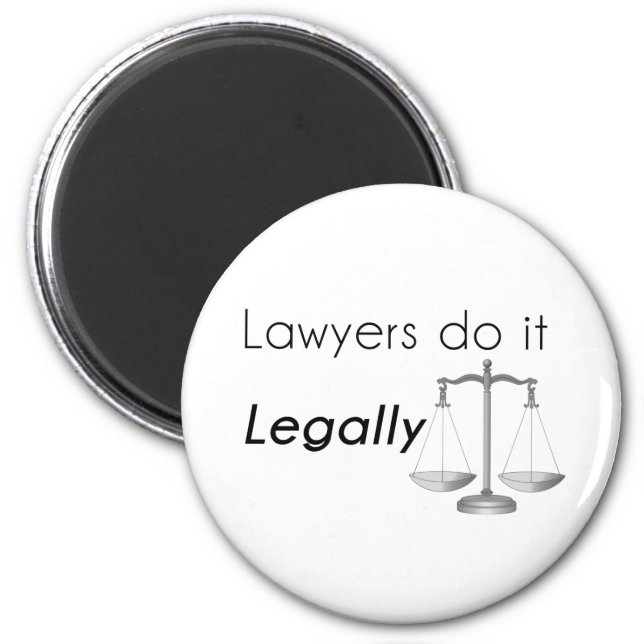Lawyers do it! magnet (Front)