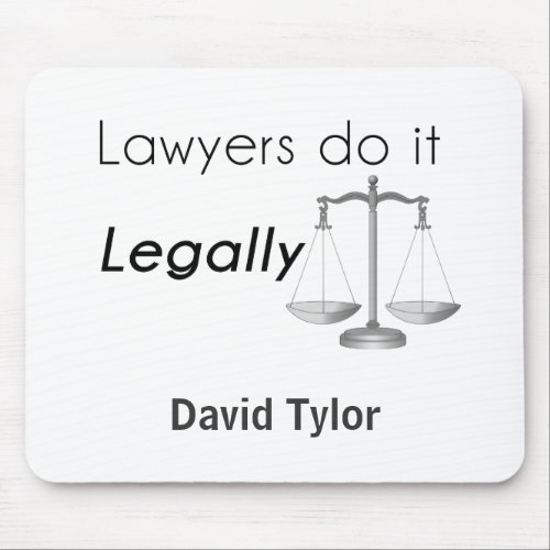 Lawyers do it mouse pad
