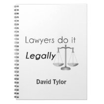 Lawyers do it! notebook