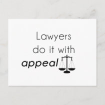 Lawyers do it with postcard