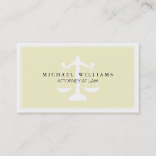 Lawyer's firm for simple professional counsel business card