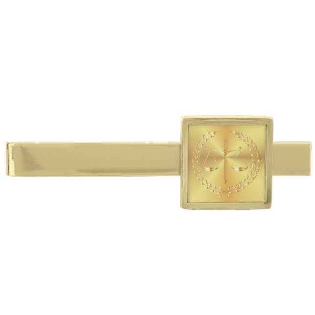 Lawyer's Gift Gold Tie Bar (Front)