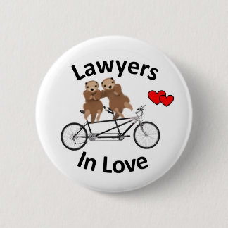 Lawyers in Love - Otters Pinback Button