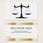 LAWYER'S visitor card (Front & Back)