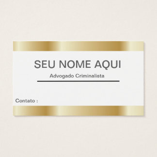 LAWYER'S visitor card