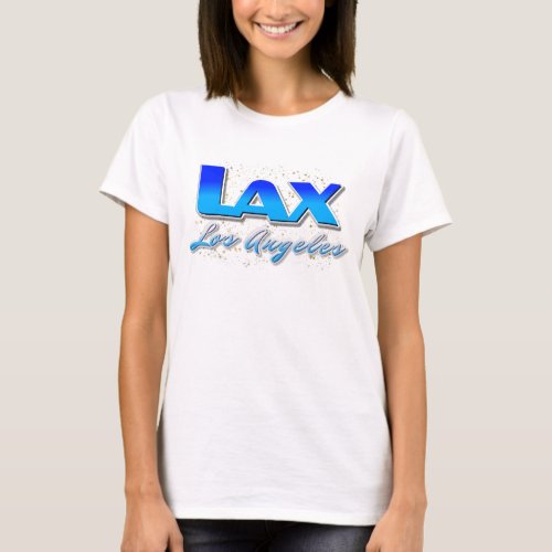 LAX Airport Code Los Angeles T_Shirt