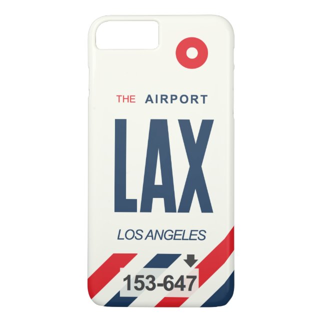 LAX Airport iPhone 7 PLUS Cover (Back)