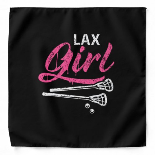 Lax Girl Lacrosse Stick Lacrosse Player Bandana