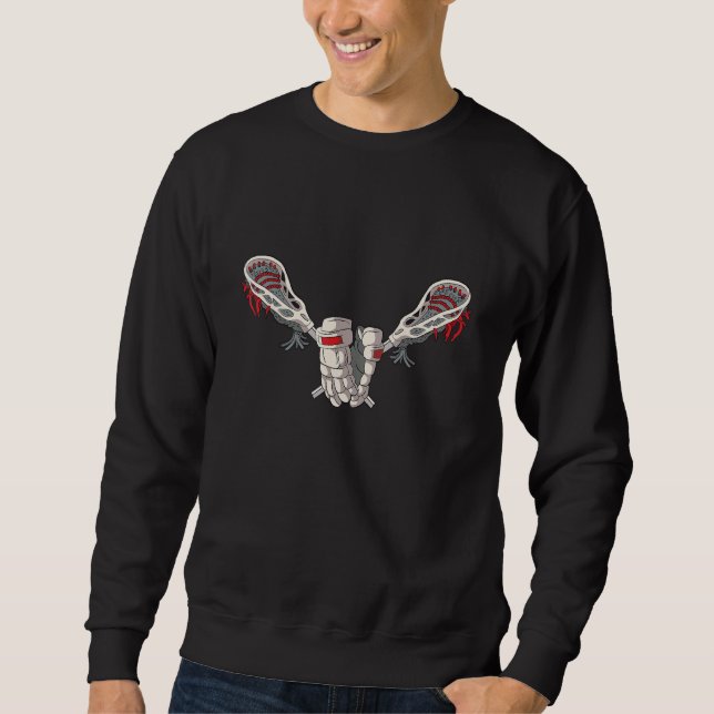 Lax Lacrosse 4 Sweatshirt (Front)