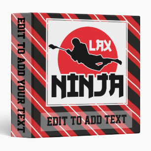 LAX Lacrosse Ninja Trading Card Album Binder
