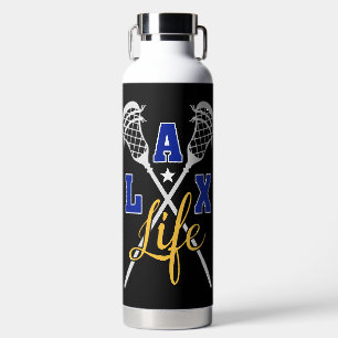 LAX Life / Custom Colors / Personalized Lacrosse Water Bottle
