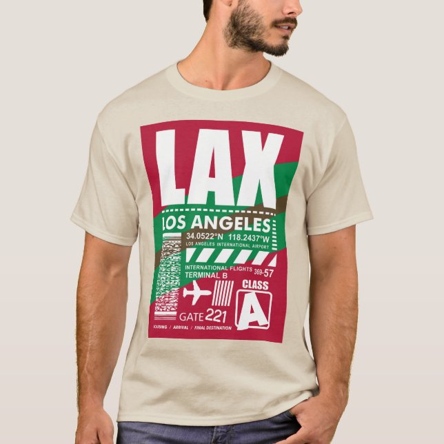 LAX Los Angeles Airport T-Shirt (Front)