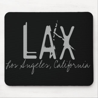 LAX Los Angeles Airport Typography Mouse Pad