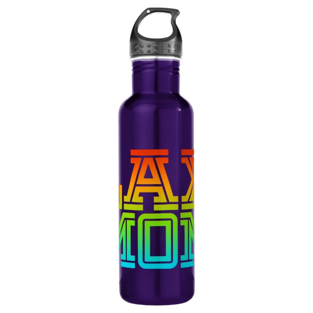Lax Mom Water Bottle (Front)