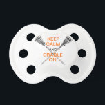 Lax Pacey Pacifier<br><div class="desc">Keep calm and cradle on... pun intended!</div>