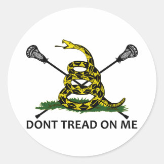 Lax Power Classic Round Sticker