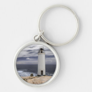 Laxe Lighthouse Galicia, Spain Keychain