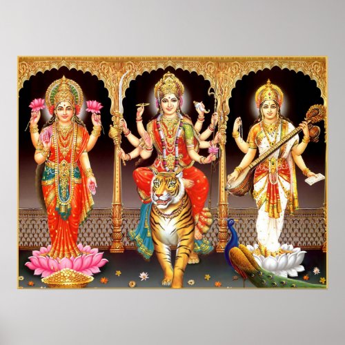 Laxmi Durga Saraswati Poster