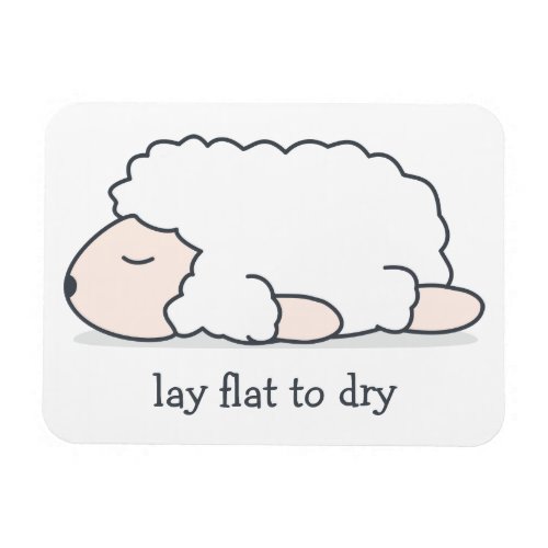 Lay Flat to Dry Sheep Magnet