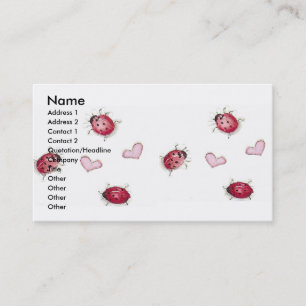 Laybugs & Hearts Business Card
